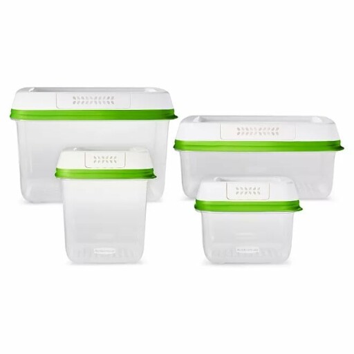 Rubbermaid FreshWorks containers with produce