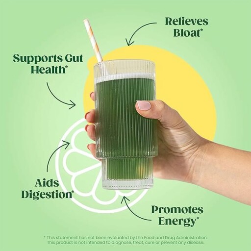 Bloom Greens & Superfoods Powder benefits illustration