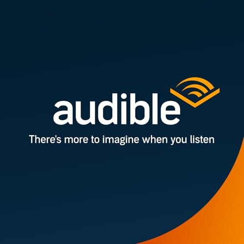 Audible logo with tagline 'There's more to imagine when you listen'